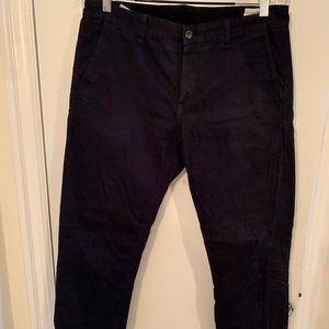 Rag & Bone Sz 36x34 Navy chino Fit 2 slim cut